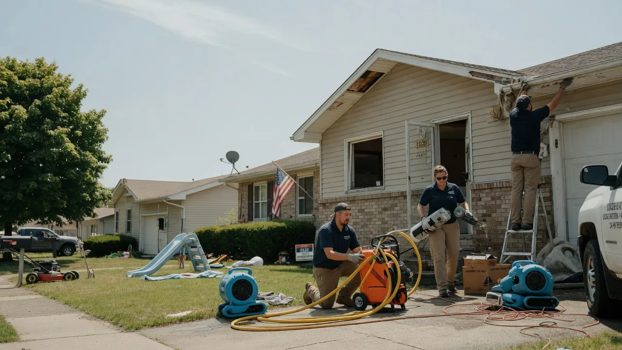 Water Damage Restoration in Aubrey, TX near me